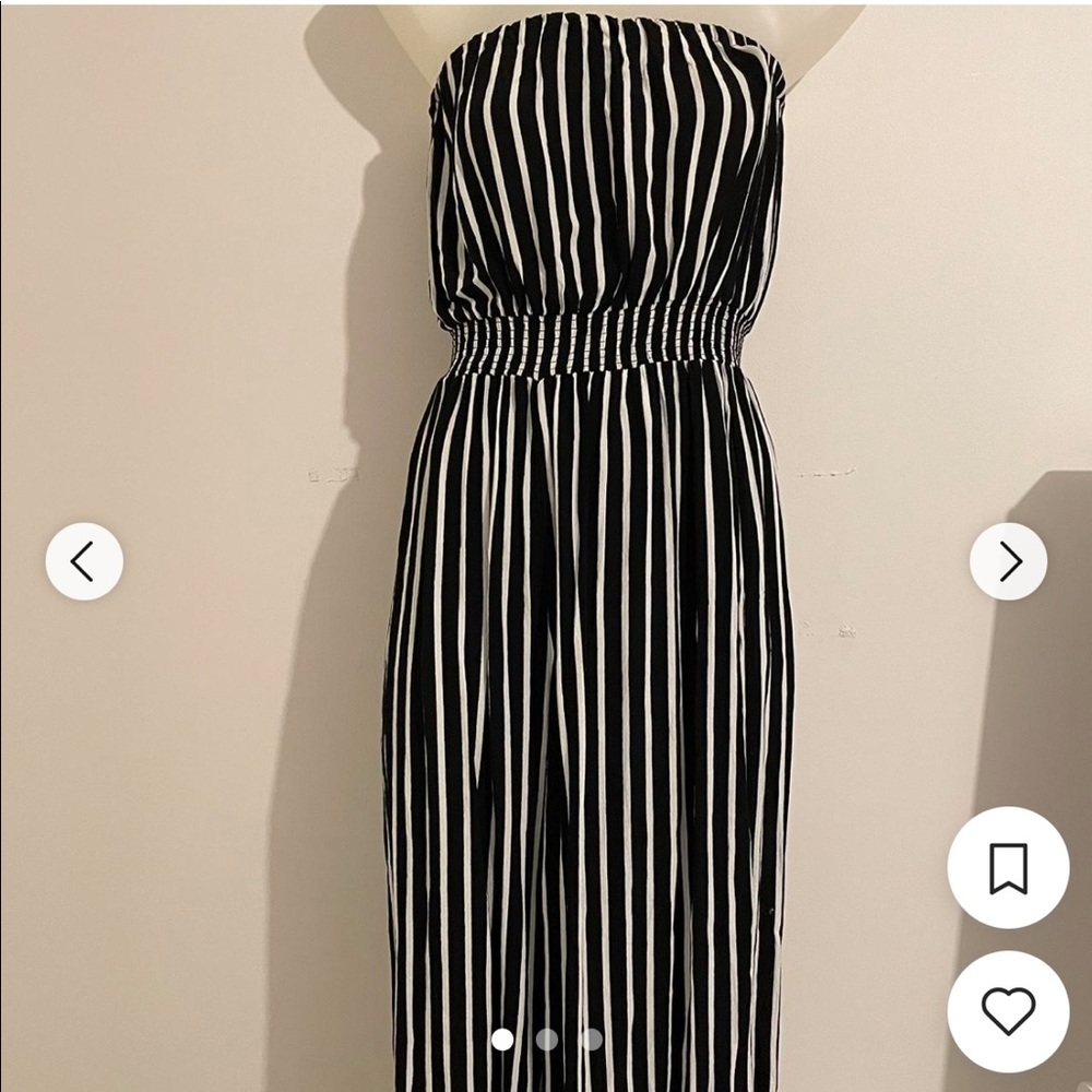 Glassons black and white jumpsuit